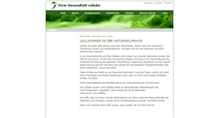 Desktop Screenshot of naturaerztin.info